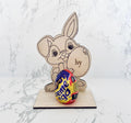 Personalised Easter Egg Holder, Easter Bunny, Wooden gift, Chocolate Holder, Kids Present, Easter Kids Gift