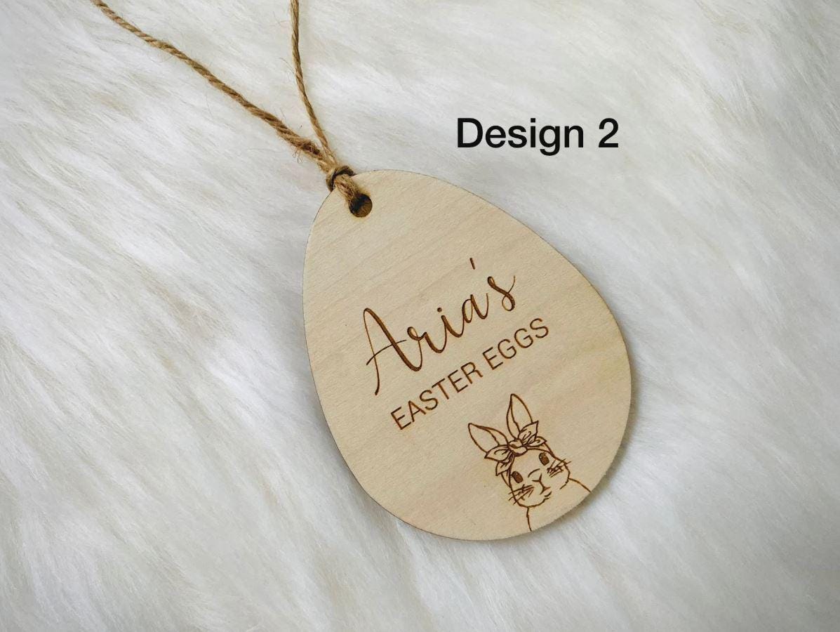 Personalised Easter Gift Tags, Easter Baubles For Children, Kids Easter Gifts, Easter Decor, Easter Bunny, Floral Easter, Wooden Easter Gift