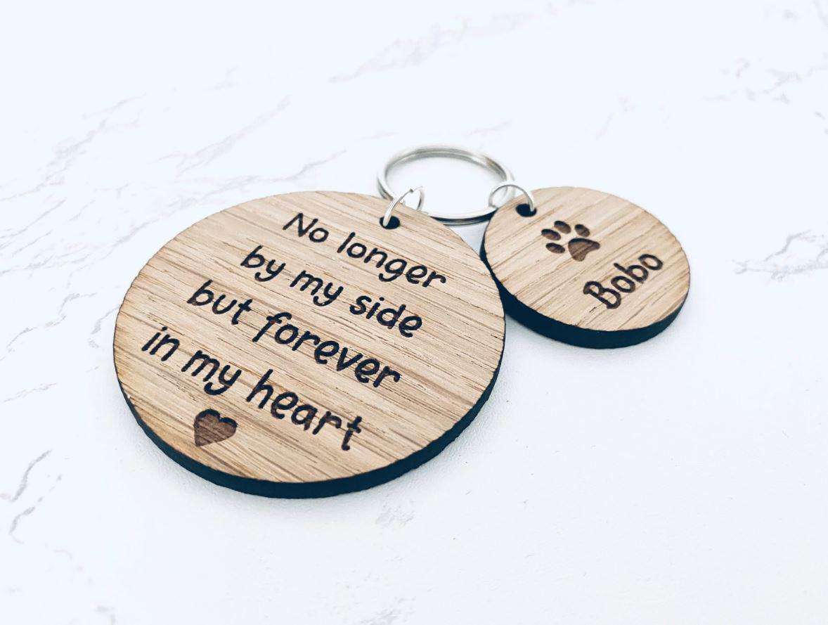 Pet loss personalised Keyring perfect for any Pet memorial, Pet Loss Gift, Pet Memorial Gift,  Pet Lover Gift, Loss of Pet, Keychains,