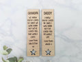 Personalised Wooden Engraved Bookmark for Dad Daddy Grandpa Grandad Papa Cute Fathers Day Birthday Christmas Gift Novelty Gift Book Reading