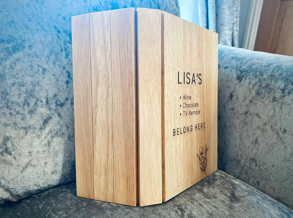 Personalised Wooden Sofa Tray Gift, Reserved For Nannie, Mum, Grandma, Gran, Nana, Friend Arm Chair Tray, Birthday, Christmas, Xmas Presents