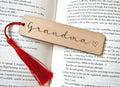 Personalised wooden Grandma Bookmark, Perfect for Christmas, Birthday, Mothers Day Gift, Thank You Present, Nana, Nanny, Nanna, Gran, Granny