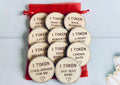 Valentine's Love Tokens: Maple Veneer, Funny Gift for Couples