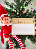 Personalised Christmas Elf Message, From Your Elf, Naughty Elf Arrival Ideas, Christmas For Kids, From The Elf Christmas Card And Gift