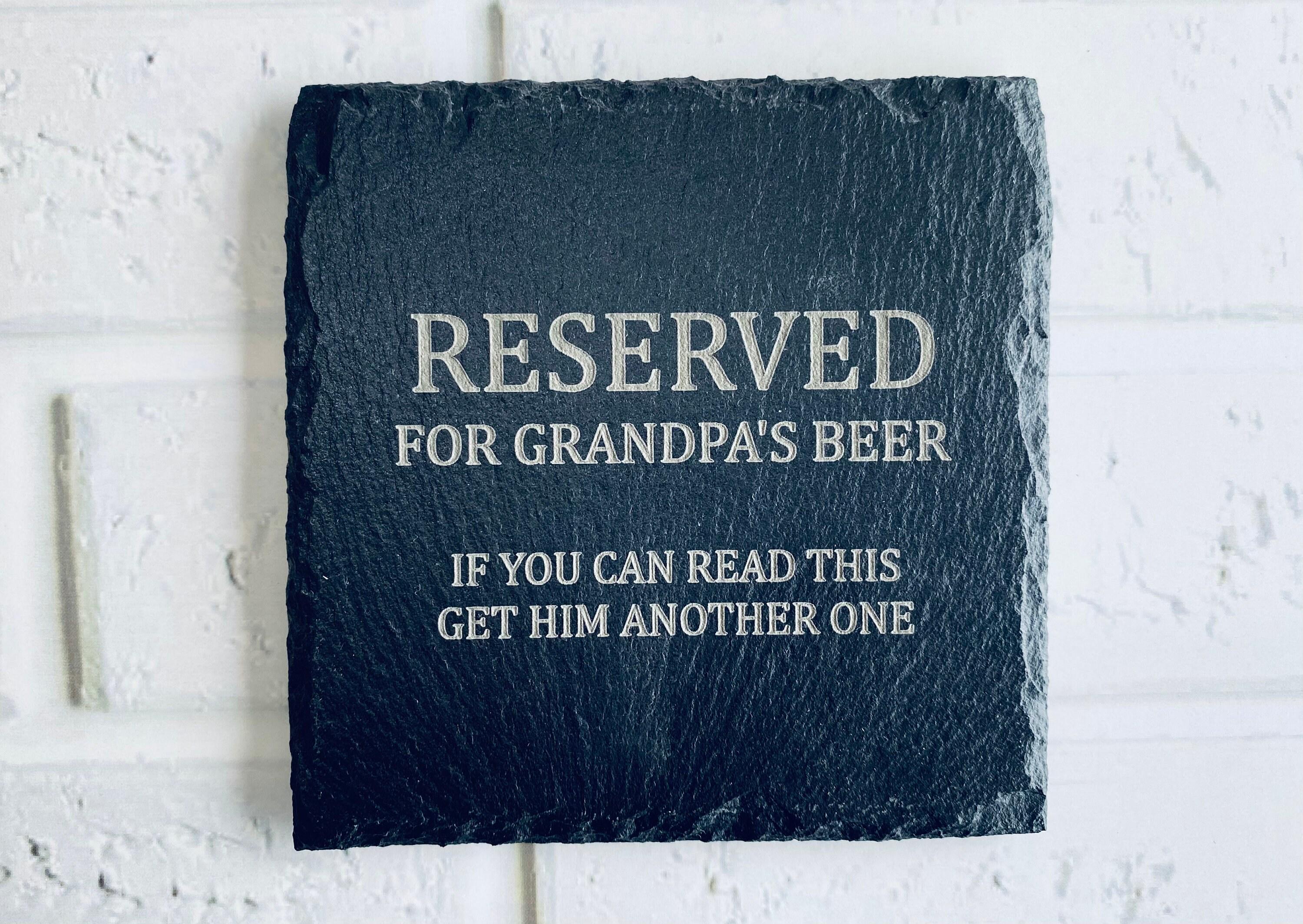 Personalised Coasters For Grandpa, Grandad, Papa, Dad, Daddy, partner Perfect Gift for Christmas, Birthday, Fathers day any occasion